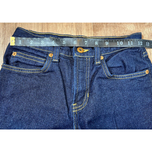 Big Star 25 R Skinny Mid Rise Dark Wash Denim Womens Jeans Minimal Cowgirl Basic - Picture 6 of 15